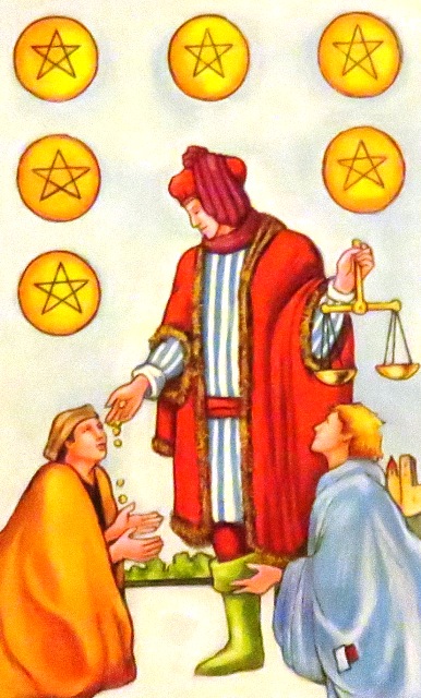 Six of Pentacles presents a positive outcome. It expresses everything that it means to be a giving individual. 