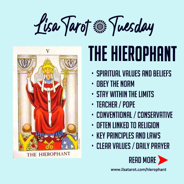 The personality of the Hierophant is conventional and conservative. He follows the proper process and he rarely deviates from what he knows has worked. 